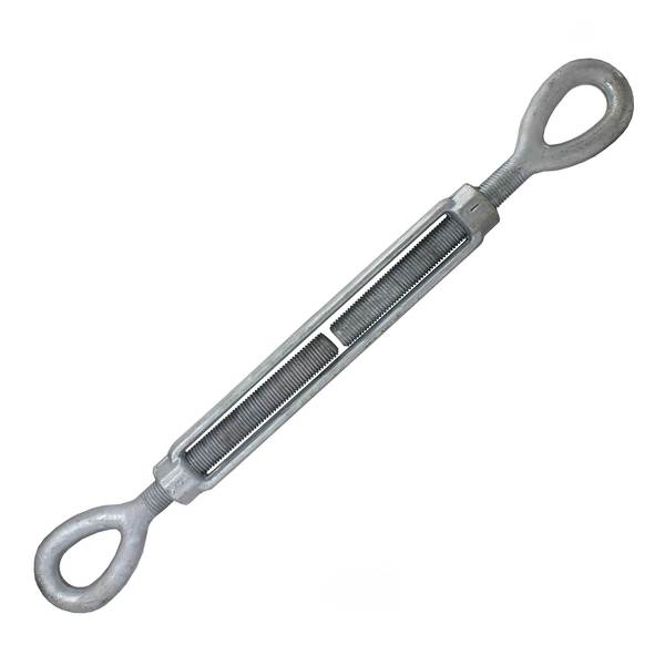 Us Cargo Control Galvanized Turnbuckle - Import - Eye & Eye - 5/8" x 12" EETBGV58X12